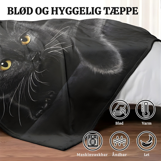 NightPurr™ – Alfombra Elegante en Negro con Sensación de Suavidad