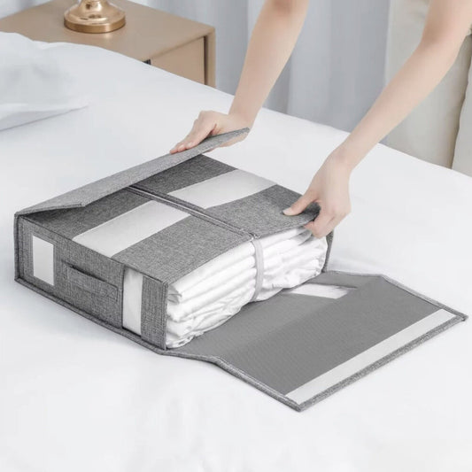 Organizador para sábanas plegables