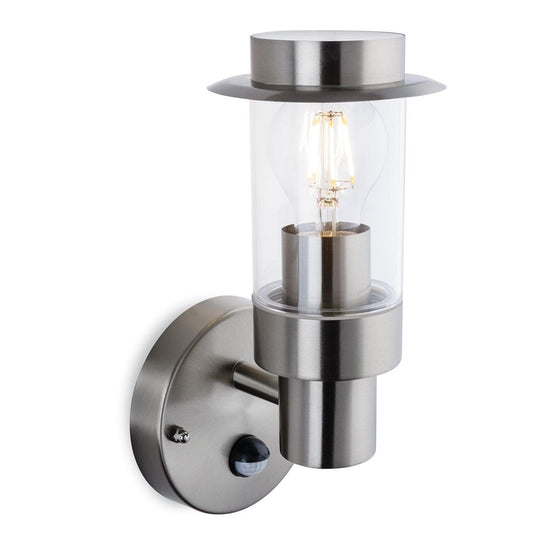 Luz de Pared Exterior Hayes PIR, Acero Inoxidable
