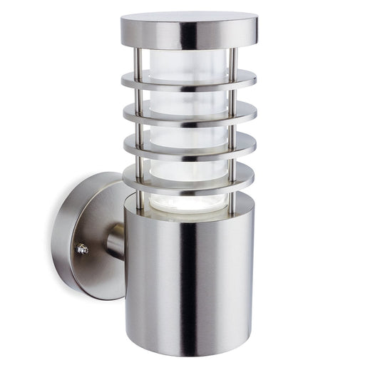 Luz de Pared Exterior LED Riston, Acero Inoxidable