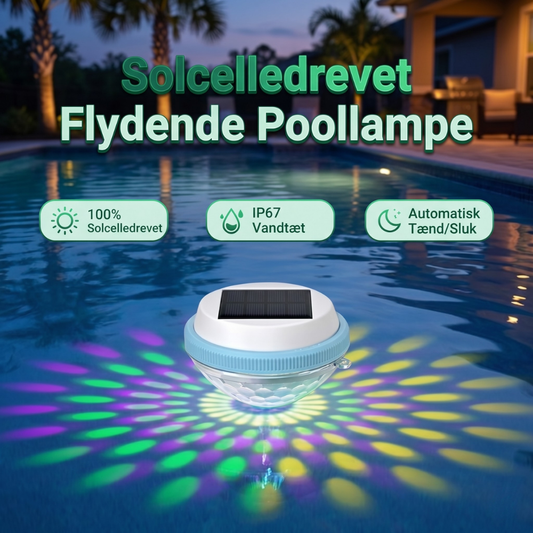 HydraGlow™ – Lámpara de piscina solar impermeable con colores RGB