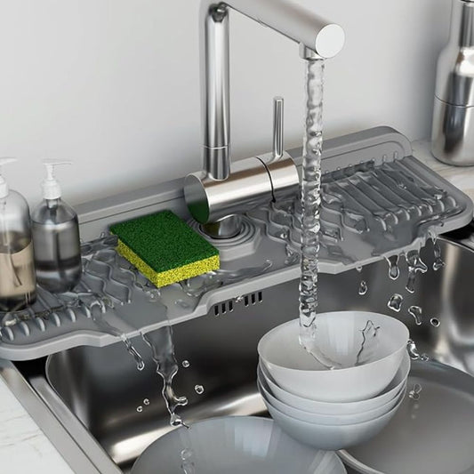 Tapete de Goma para Fregadero con Grifo Aqua Slope