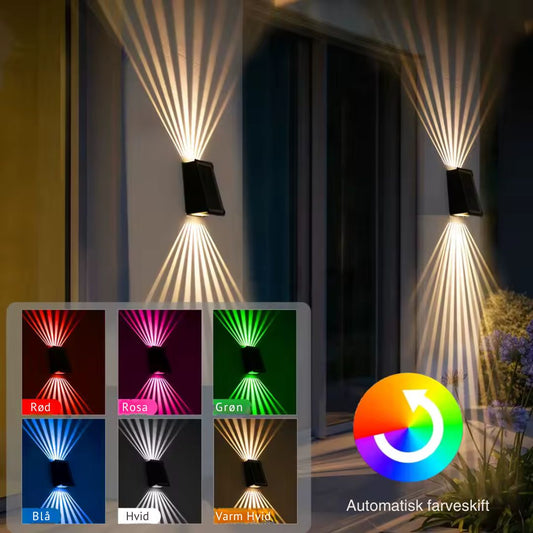 Glowrite™ – Lámpara solar elegante para montar en la pared