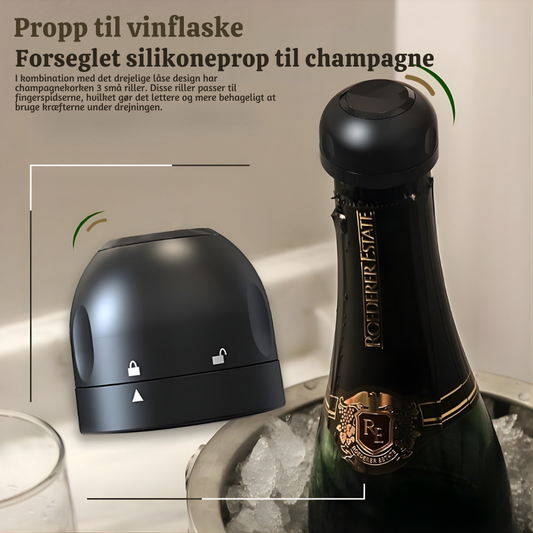 VinoLock™ – Sellador Rotativo Hermético para Botellas de Vino y Bebidas