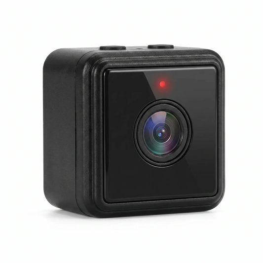 Cámara de Seguridad Inalámbrica WiFi 1080P | Resistente a la Intemperie, Controlada por App y Ideal para Vigilancia Interior y Exterior | Pequeña Cámara de Circuito Cerrado