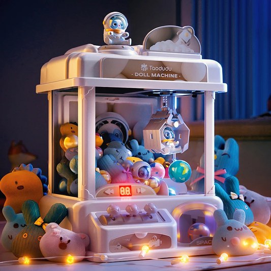 Máquina de Garra Mini de Operación por Monedas Pro Kit para Niños - Juego de Arcade con Premios de Peluche
