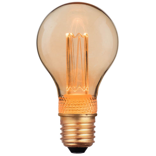 Bombilla LED Filamento Deco Retro Oro GLS 65lm 2.3w - E27