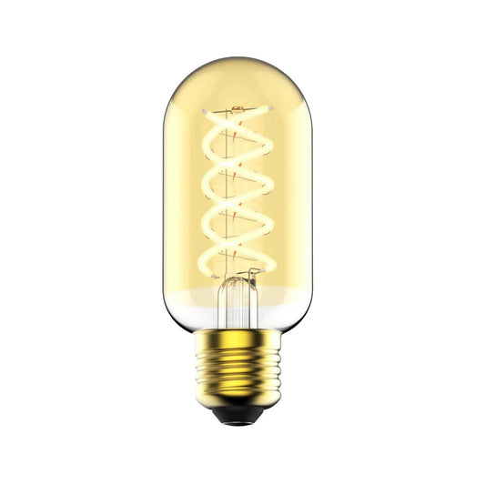 Bombilla LED Filamento Cálido Blanca Regulable Deco Oro 400lm T45