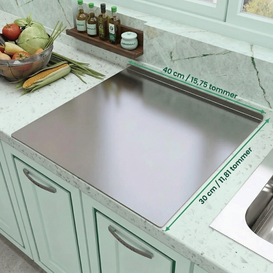 ChefPrep™ – Tabla de Cortar Premium de Acero Inoxidable
