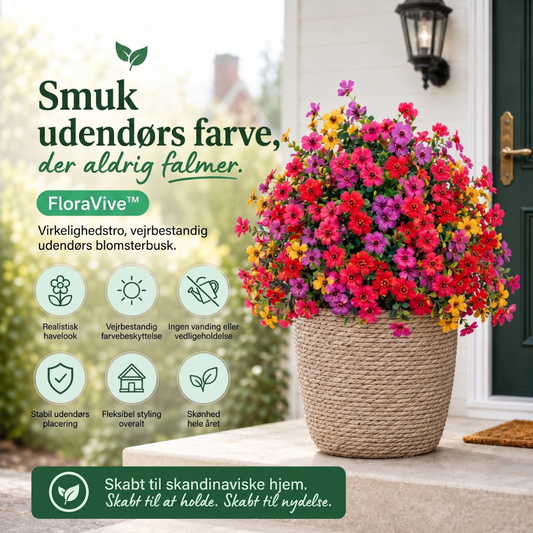 FloraVive™ – Flores Artificiales Realistas para Uso Exterior