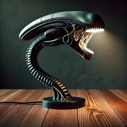 DarkSpine™ – Lámpara de Escritorio de Colección Inspirada en la Ciencia Ficción y los Extraterrestres