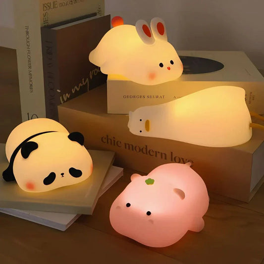 SqueezeBuddies™ - Lámpara Nocturna Suave y Convivial