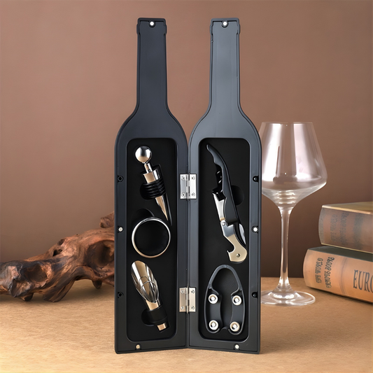 CorkCraft™ – Sacacorchos de vino premium Luksus y conjunto de accesorios