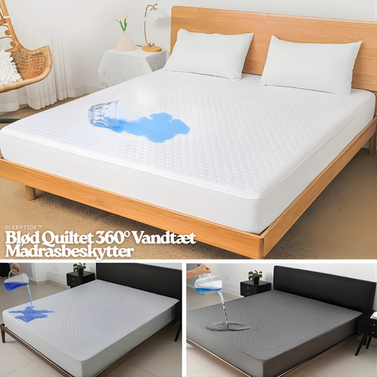 SleepTide™ – Funda de Colchón Impermeable con Almohadillado 360°