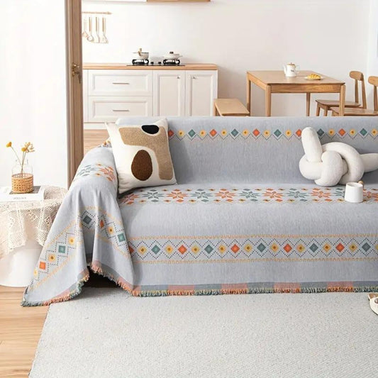 Cubierta de Sofá Boho Elegante