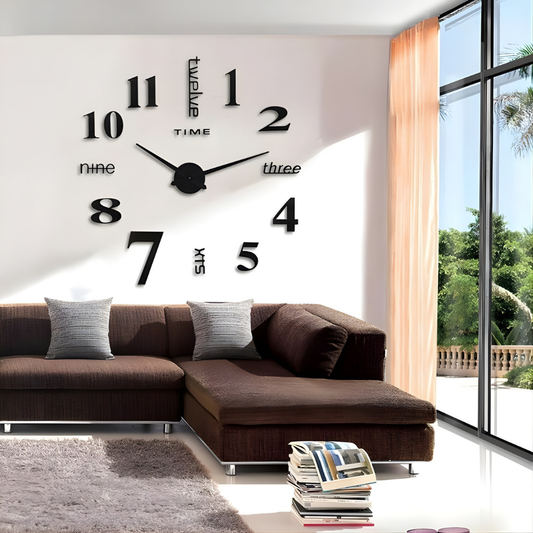 Clokora™ – Reloj de pared DIY 3D autoadhesivo elegante sin perforación