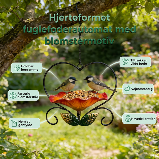PetalPerch™ – Comedero suspendido en forma de flor para aves