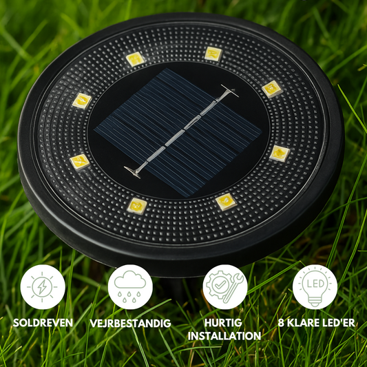 LumiGuard™ – Lámpara solar inteligente con sensor de movimiento