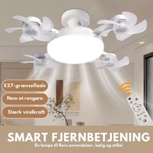 AeroGlow™ – Ventilador de techo con tecnología de dron