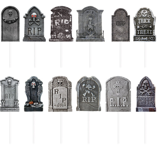 GespenstischeAufsätze™ Decoraciones de Cupcake Halloween Tombcake