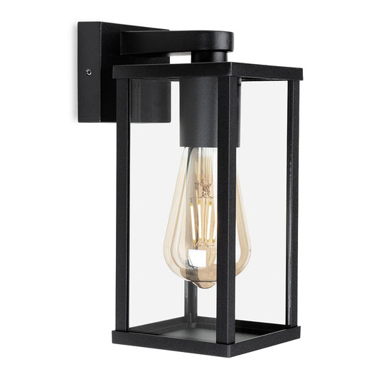 Luz de Pared Exterior Cuadrada Chester, Negra