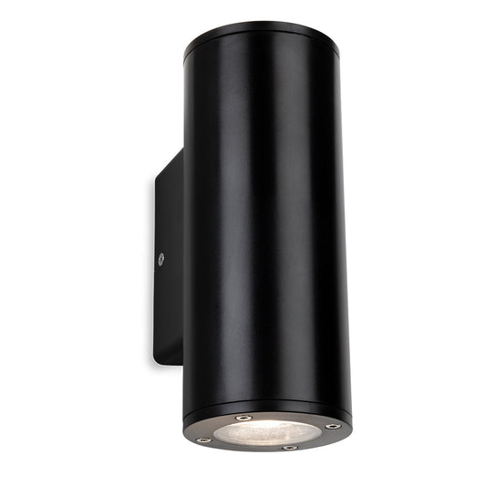 Luz de pared Andre de arriba hacia abajo, negra