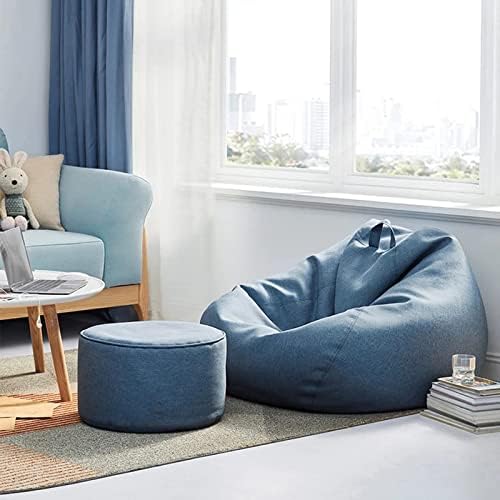 Silla Puff de Lino – Asiento Ergonómico