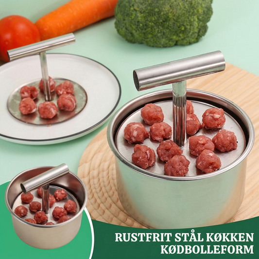 ChefRoll™ – Herramienta de Cocina de Acero Inoxidable para Formar Albóndigas