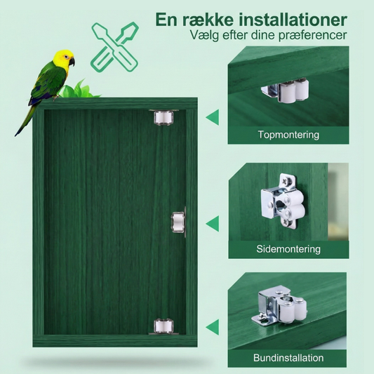 QuietLock™ – Cerradura de rodillo con botón de acero inoxidable