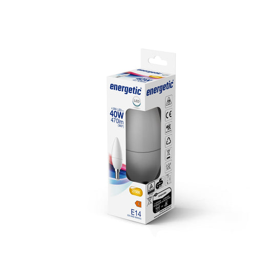 C35 | E14 | 470lm | 2700k (equivalente a 40w)