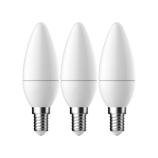 C35 | E14 | 470lm | 2700k (40w eqv) (Paquete de 3)
