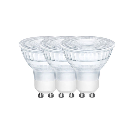 Bombilla LED GU10 4.7w 345lm Blanco Cálido 2700k - Paquete de 3 (equivalente a 50w)