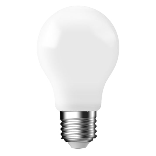 A60 | E27 | Vidrio Lechoso | 470lm | 2700k (equivalente a 40w)