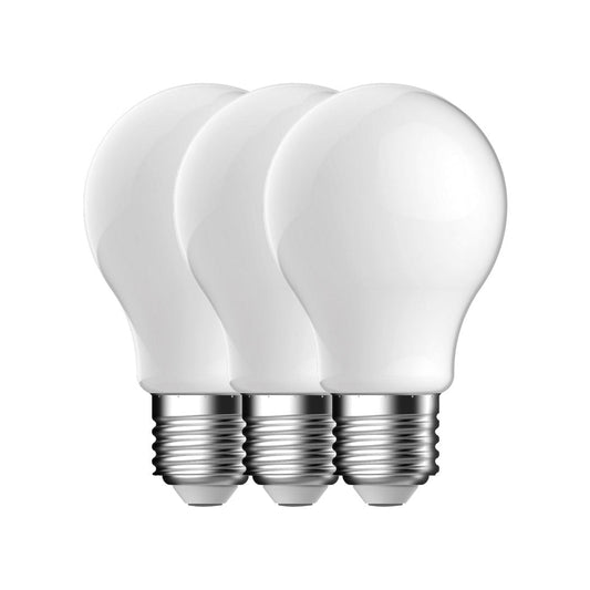 A60 | E27 | Vidrio Lechoso | 806lm | 2700k (equiv. 60w)