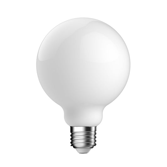 G95 | E27 | Vidrio Lechoso | 1055lm | 2700k | Regulable (75w eqv)