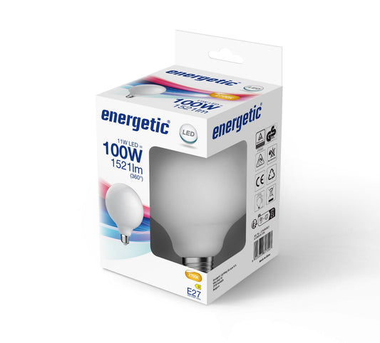 E27 1521lm 11w G120 Bombilla de luz LED Opal Globo