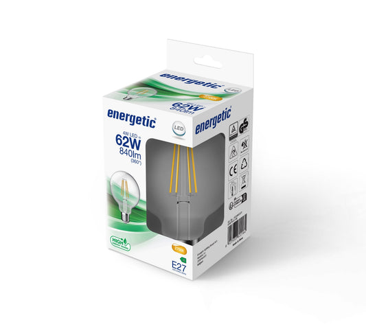 G95 | E27 | 840lm | 2700k | Clase A (60w eqv)