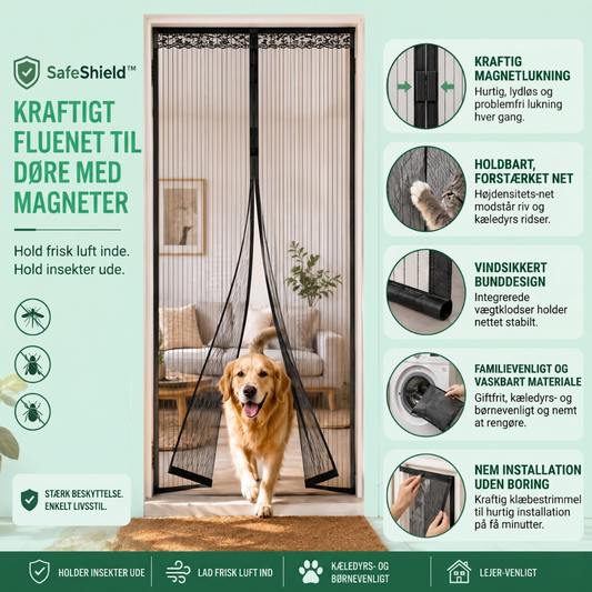 SafeShield™ – Cortina Magnética Poderosa para Insectos para Puertas