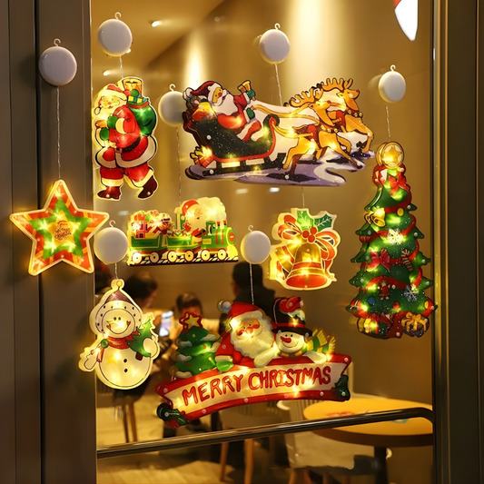 HoliBright™ – Luces festivas de ventanas navideñas iluminadas