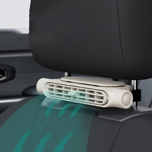 Ventilador de enfriamiento para automóvil USB de 3 velocidades y soporte para reposacabezas – AutoBreeze