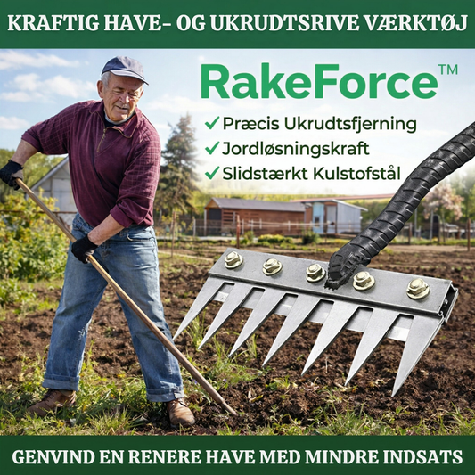 RakeForce™ – Rastrillo Potente para el Jardín y las Malezas
