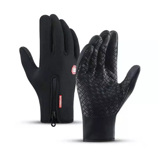 Guantes térmicos de invierno con pantalla táctil – a prueba de viento y repelentes al agua, guantes unisex antideslizantes para ciclismo y clima frío
