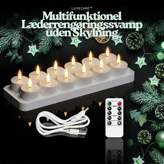 LumaFlick™ – Conjunto de velas LED recargables sin llama