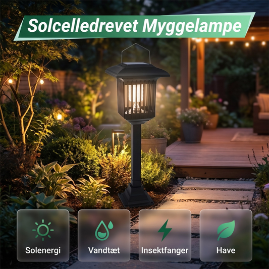 BuzzLight™ – Lámpara Solar de Jardín 2-en-1 y Mata Mosquitos