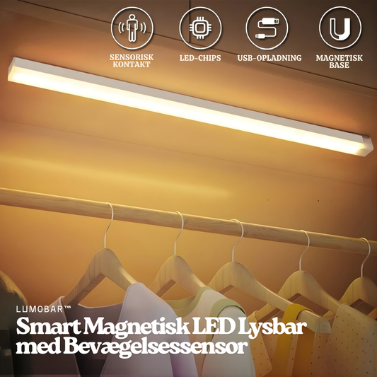 LumoBar™ – Barra luminosa LED magnética inteligente con sensor de movimiento