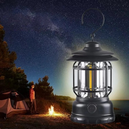 LumiCamp™ – Lámpara de Camping Retro Portable