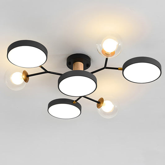 AstoriaLux: Lámpara de techo LED creativa en diseño de ramas – moderna y decorativa para sala de estar y comedor