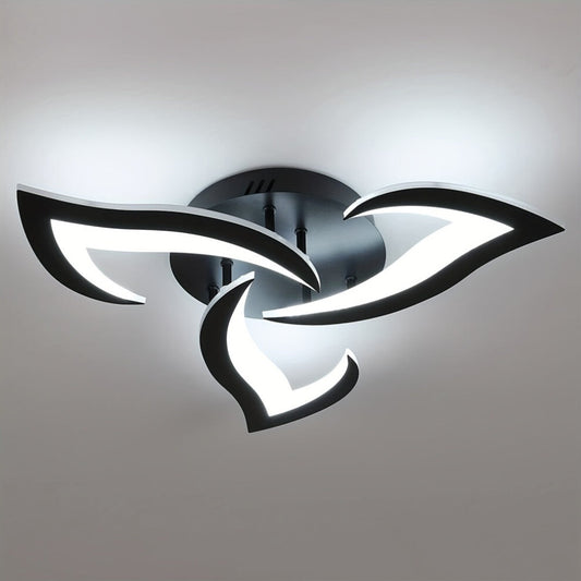 AuroraFlora: Lámpara de techo LED moderna en forma de flor – elegante y decorativa para salas de estar y áreas de vivienda