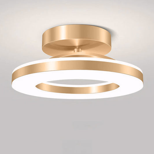 AuroraFlur: Lámpara de techo LED redonda moderna – decorativa y duradera para pasillos y dormitorios