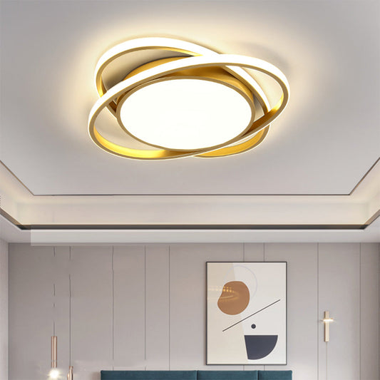 AuroraSchlaf: Lámpara de techo LED plana moderna – elegante y decorativa para dormitorios y salones
